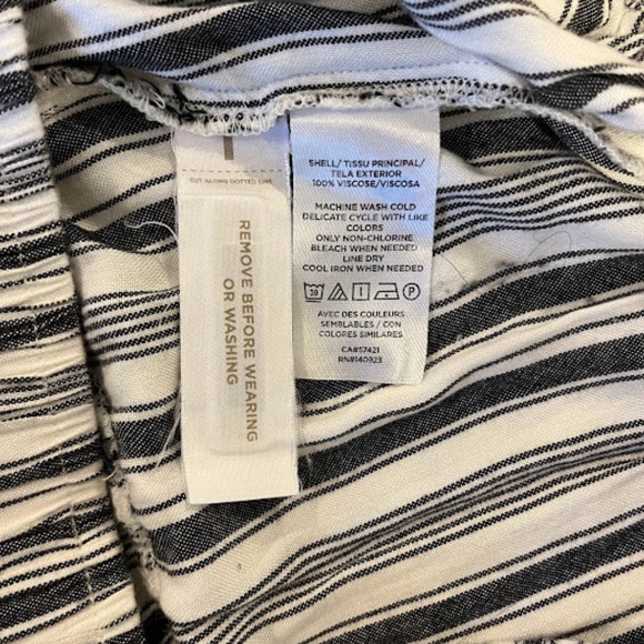 LOFT Striped Tiered Pull On Maxi Skirt, Sz M, EUC - Picture 6 of 6